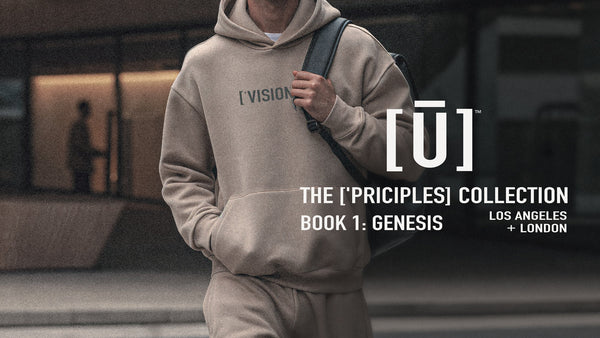 Taupe BETTER TO ['BĒ] VISIONARY hoodie from the ['PRINCIPLES] Collection — Book 1: Genesis by HŪMN