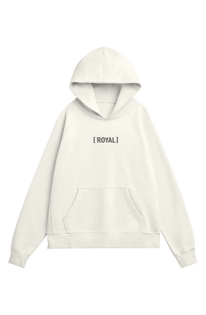 BONE hoodie with 'ROYAL' logo on a white background