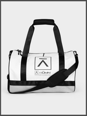 White and Black Alpha Sweat Gym Bag