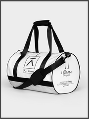 White and Black Alpha Sweat Gym Bag