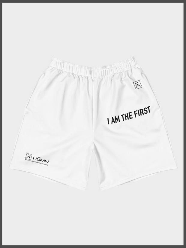 White Alpha Basketball Sport Shorts