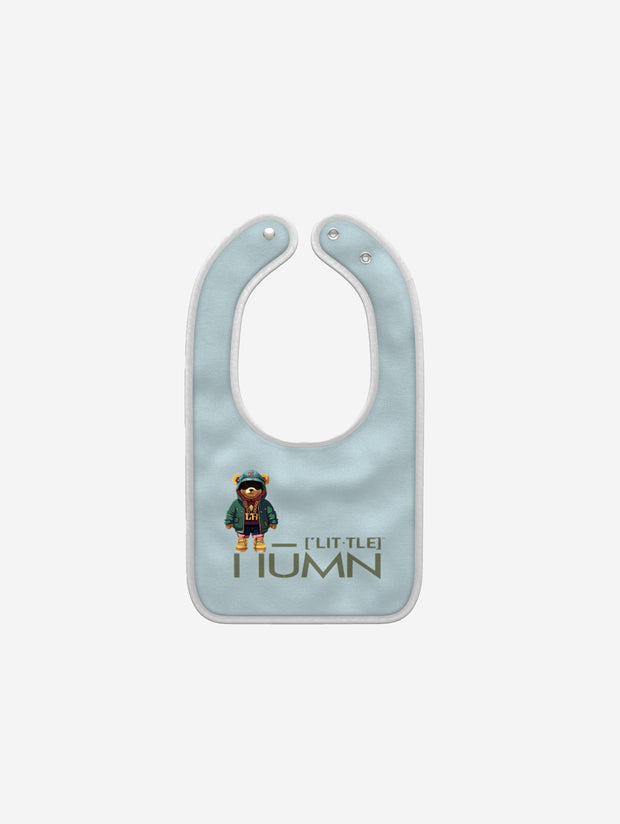 Little Humn Breeze Blue Lil Hu Baby Bib