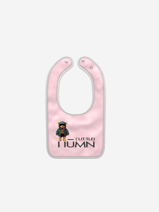 Little Humn Blush Pink Lil Hu Baby Bib