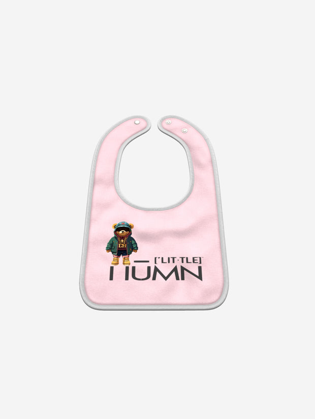 Little Humn Blush Pink Lil Hu Baby Bib