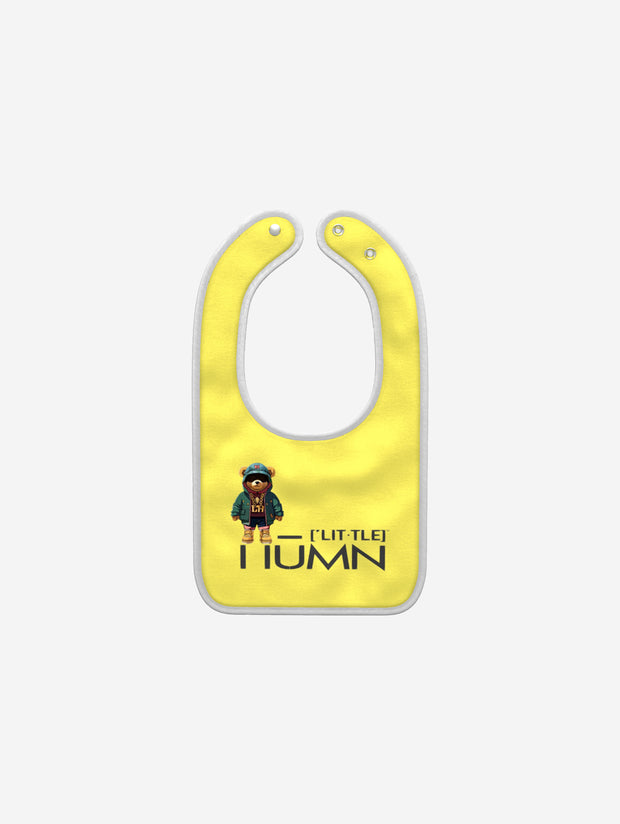 Little Humn Spark Yellow Lil Hu Baby Bib