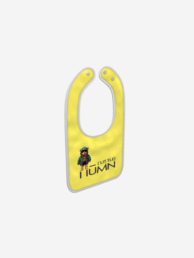 Little Humn Spark Yellow Lil Hu Baby Bib