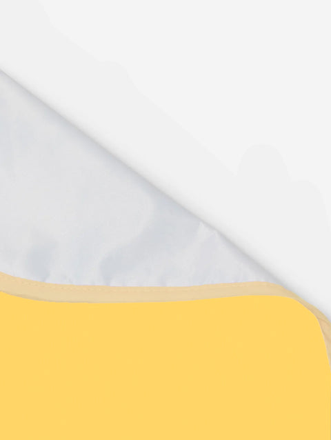 Little Humn YLO Yellow Poly Fleece Baby Changing Mat