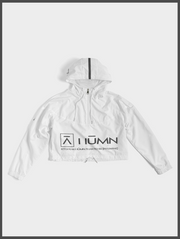 Alpha White Premium Cropped Windbreaker