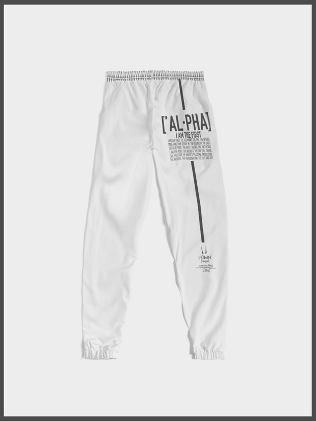 Alpha White Women Track Pants