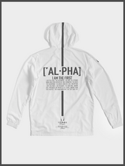 Alpha White Premium Windbreaker