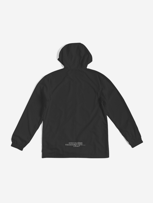 Black Logo Windbreaker Jacket