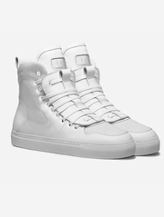 Folk White High-top Shoes