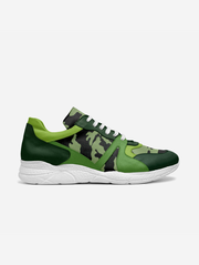 Genetix Green Camo Runner Shoes