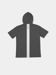 Gray A-Hood Brand Short Sleeve Hoodie