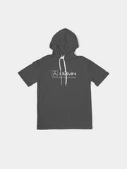 Gray A-Hood Brand Short Sleeve Hoodie