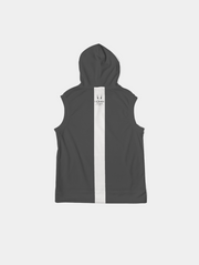 Gray A-SHood Brand Sleeveless Hoodie