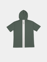 Green A-Hood Brand Short Sleeve Hoodie