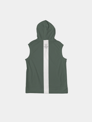 Green A-SHood Brand Sleeveless Hoodie