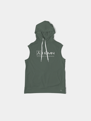 Green A-SHood Brand Sleeveless Hoodie