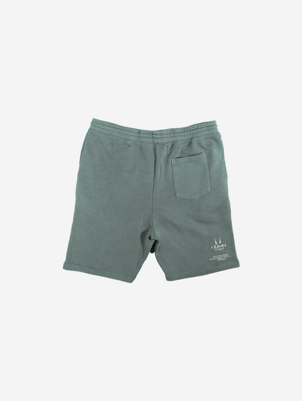 Green Grn Oversized Ova Shorts