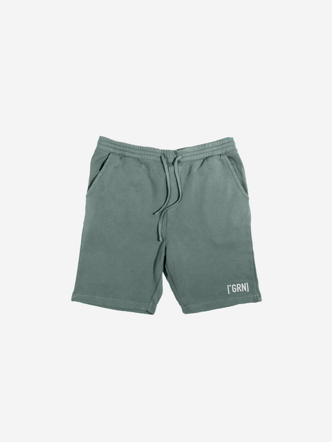 Green Grn Oversized Ova Shorts