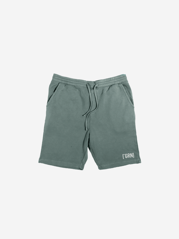 Green Grn Oversized Ova Shorts