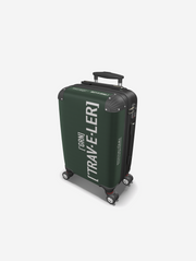 Green GRN Traveler Luggage Suitcase