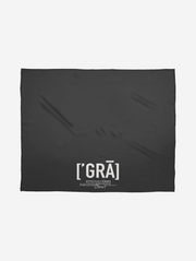 Grey GRA U Wrap Scarf