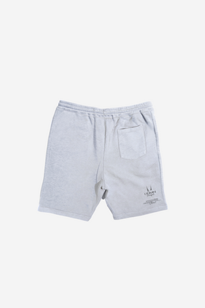 Grey Gra Oversized Ova Shorts