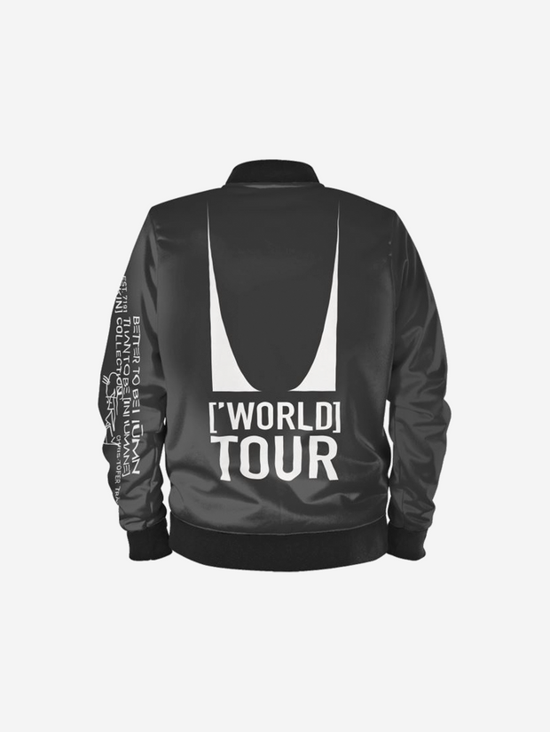 Grey World Tour Bomber Jacket