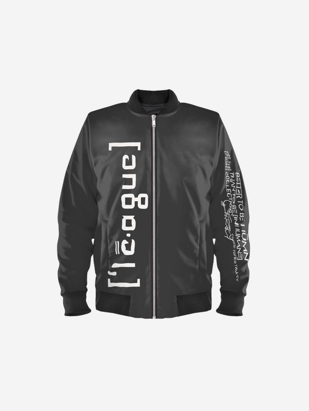 Grey World Tour Bomber Jacket