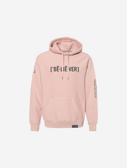 Pink Believer Hoodie #color_pink