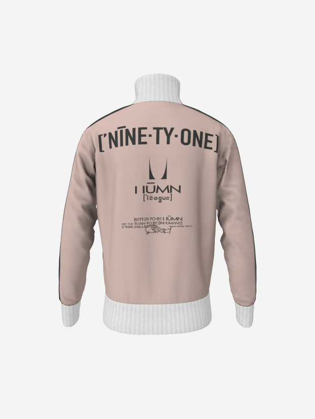 91 Ninety One Pink Tracksuit Jacket