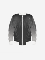 Ombre Grey U Bomber Jacket