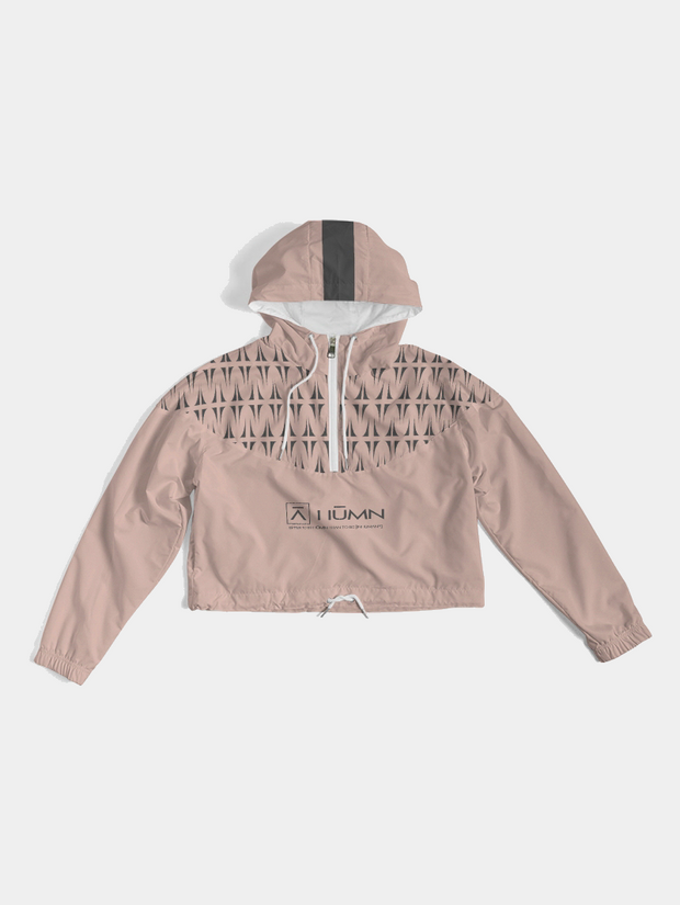 Pink PNK Crop Windbreaker