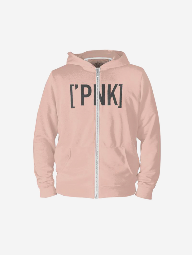 Pink PNK Oversized Zip Jacket