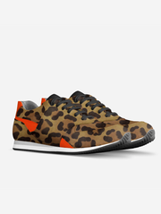 Species Print Orange Low-top Sneakers