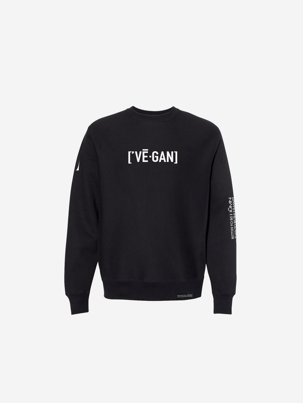 Black Vegan Sweatshirt 