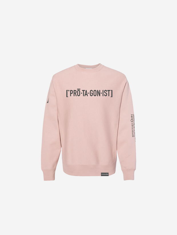 Pink Protagonist Sweatshirt 
