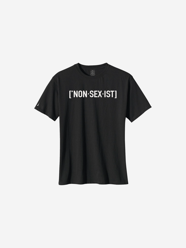 Black Nonsexist T-Shirt 