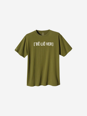 Olive Believer T-Shirt #color_olive