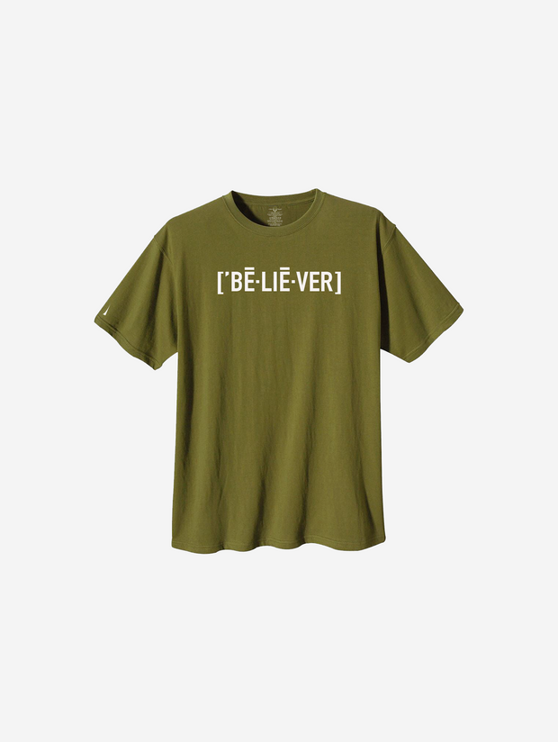 Olive Believer T-Shirt 