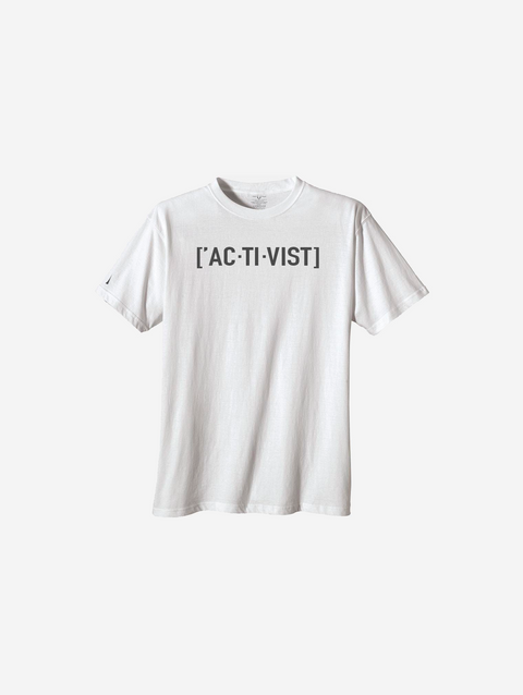 White Activist T-Shirt 