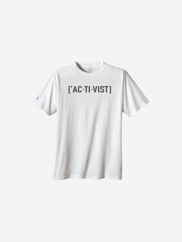 White Activist T-Shirt 