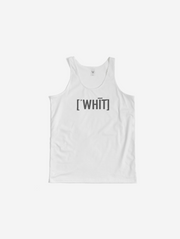 Whit White Fit Tank Top