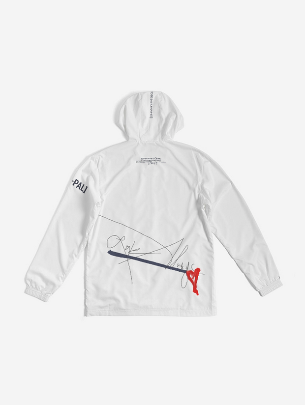 White PenPal Windbreaker Jacket